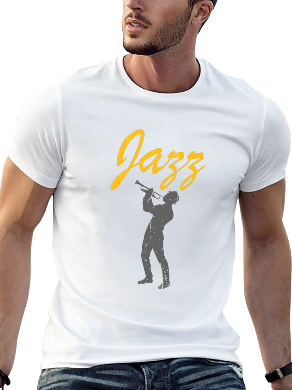 Jazz Musician Graphic T-Shirt