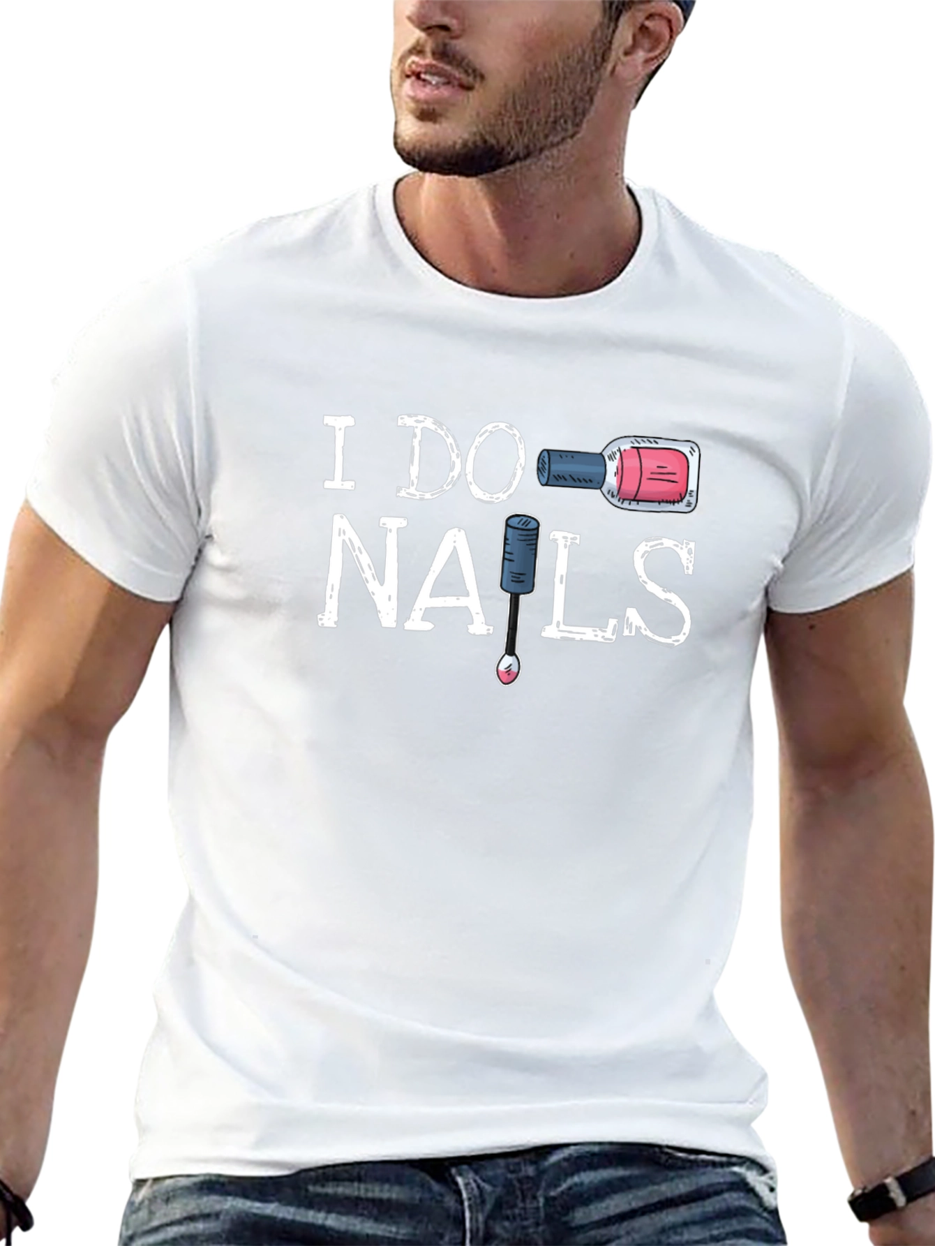 I Do Nails Graphic Tee - Nail Tech T-Shirt