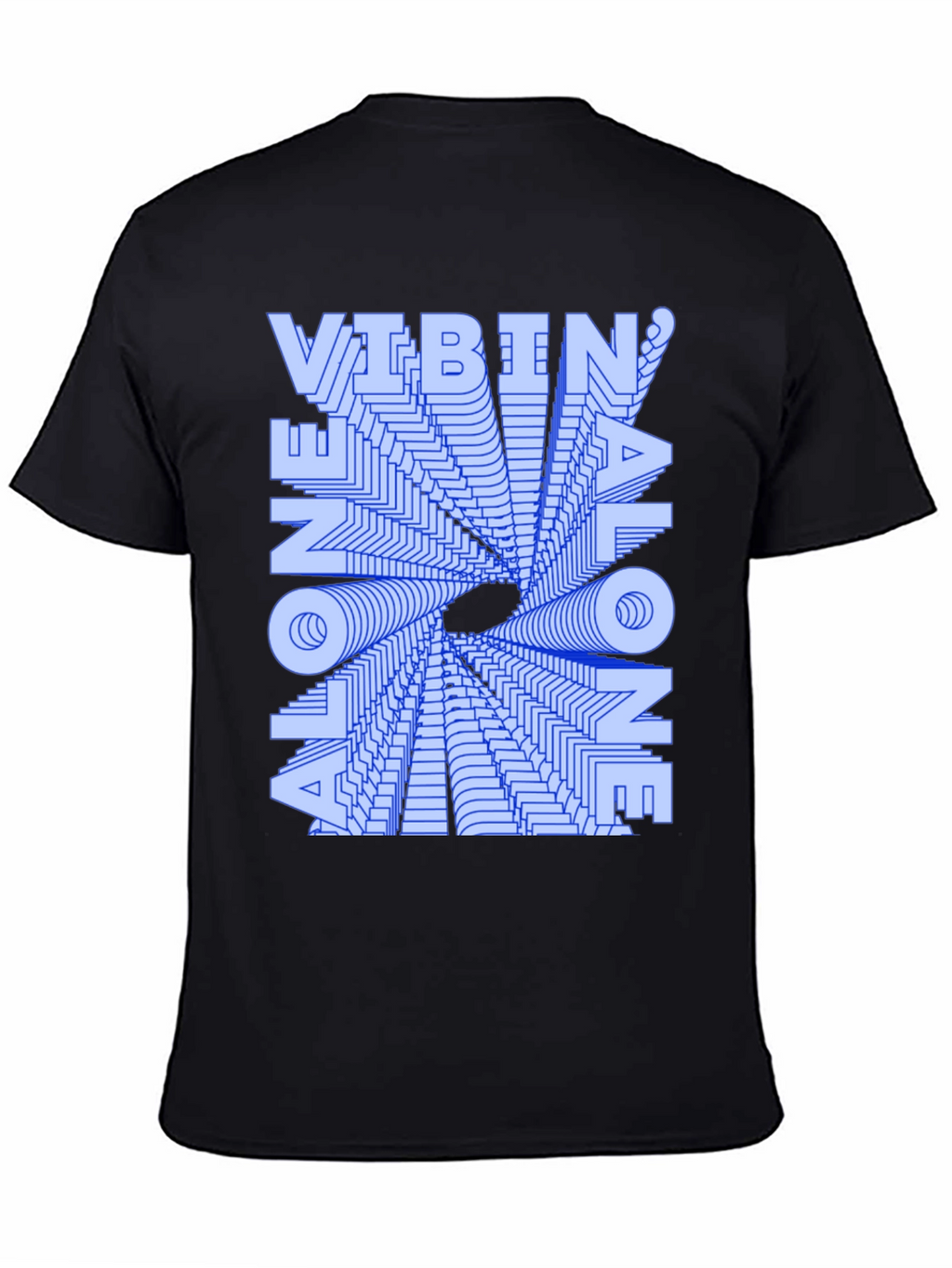 Vibin Alone Graphic T-Shirt - Trendy and Unique