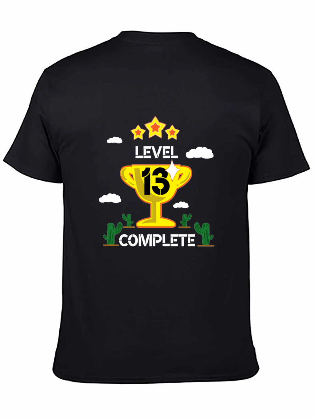 Level 13 Complete Black Graphic T-Shirt