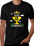 Level 13 Complete Black Graphic T-Shirt