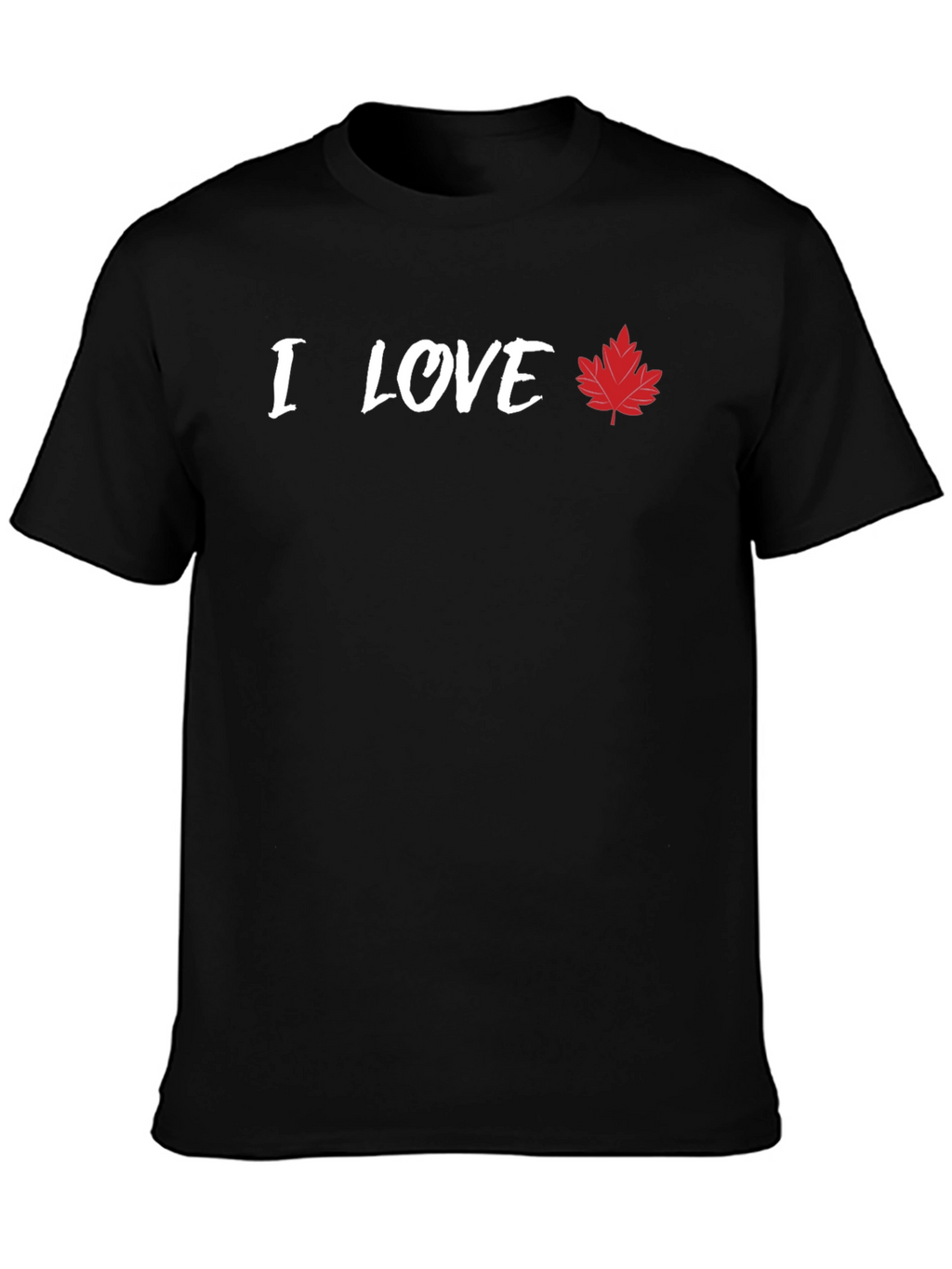 I Love Canada Graphic T-Shirt - Maple Leaf Tee