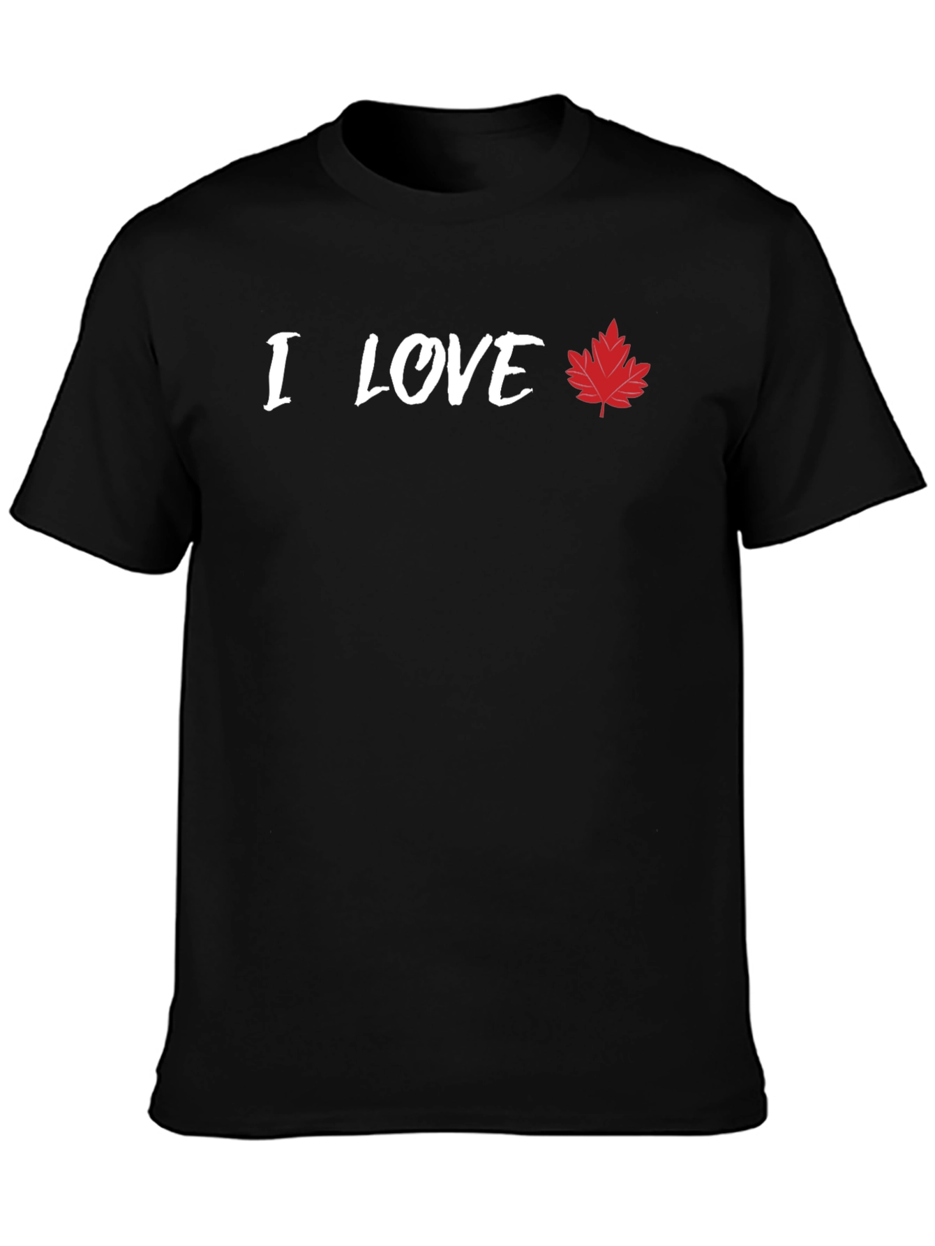 I Love Canada Graphic T-Shirt - Maple Leaf Tee