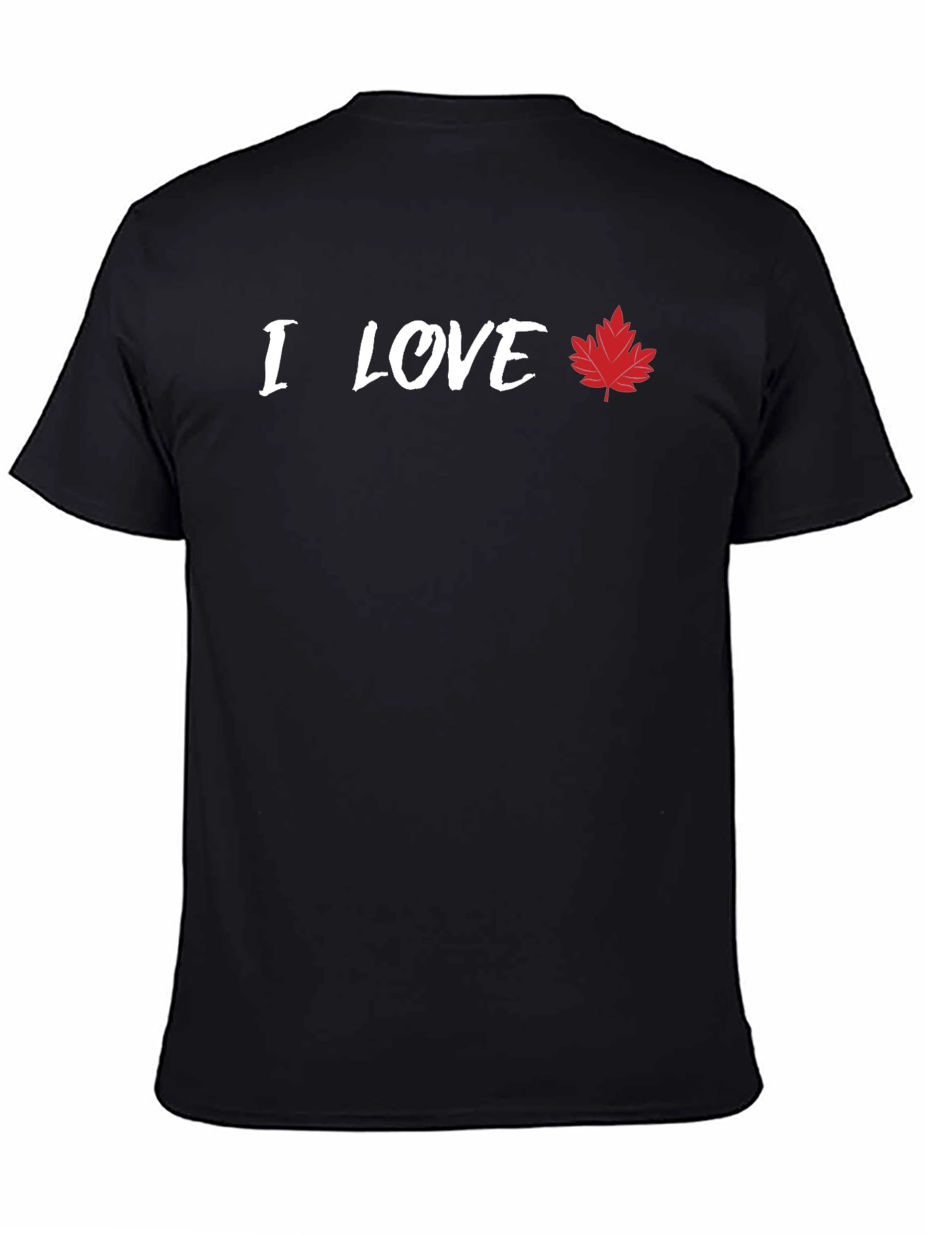 I Love Canada Graphic T-Shirt - Maple Leaf Tee