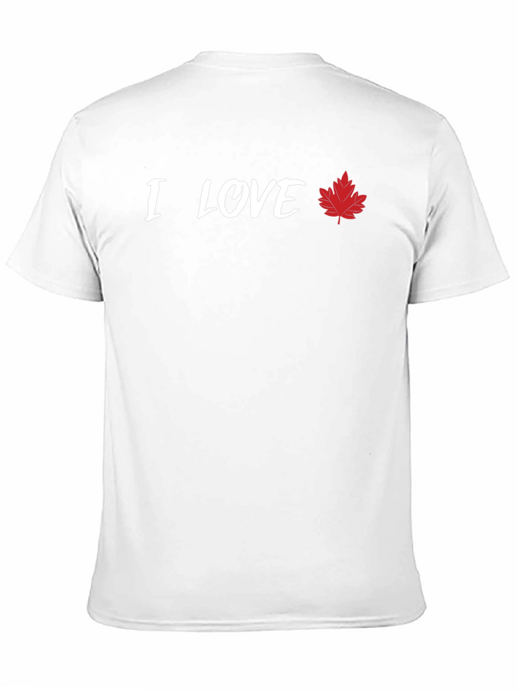I Love Canada Graphic T-Shirt - Maple Leaf Tee