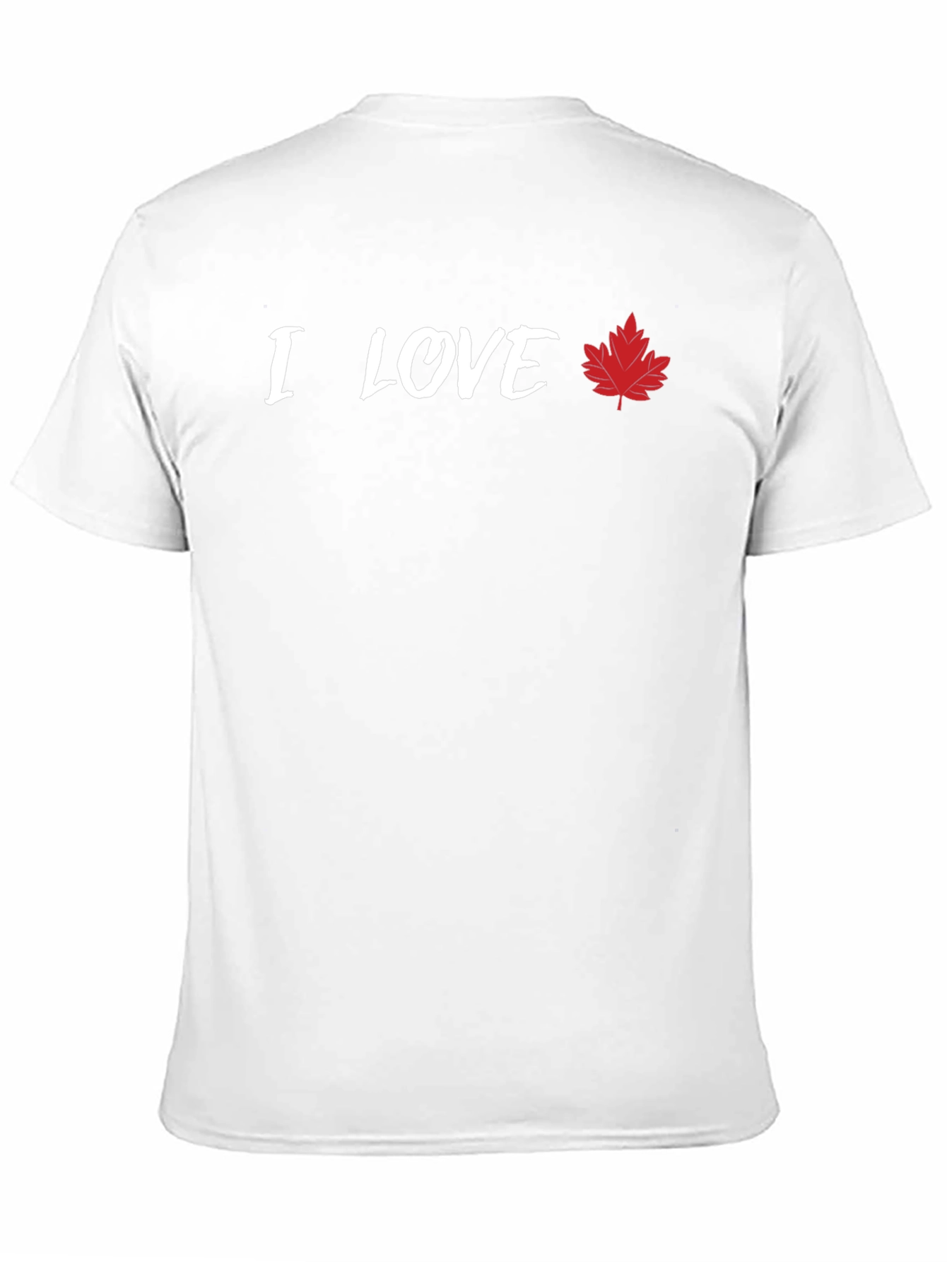 I Love Canada Graphic T-Shirt - Maple Leaf Tee