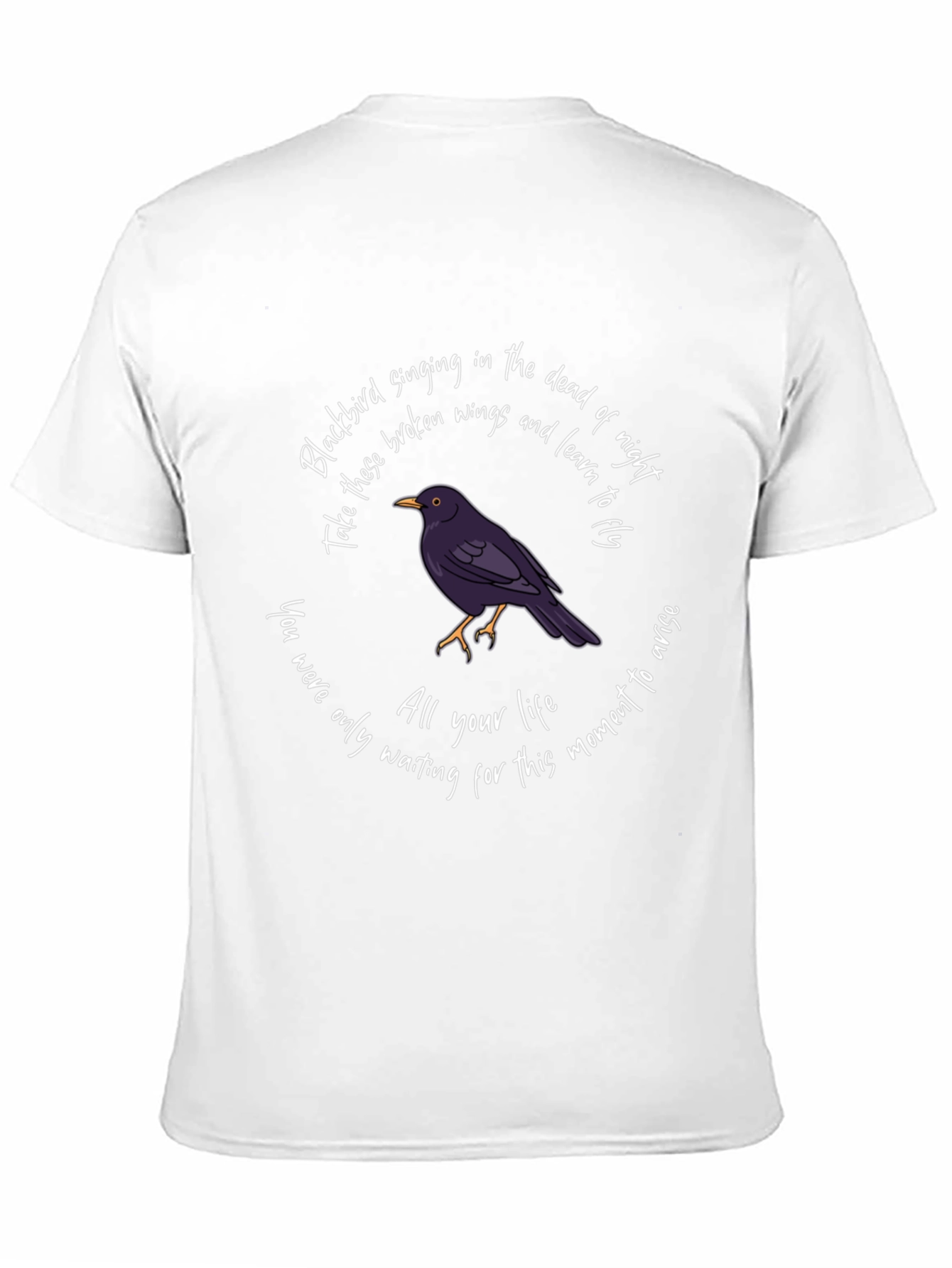 Blackbird Graphic T-Shirt: Singing in the Dead of Night