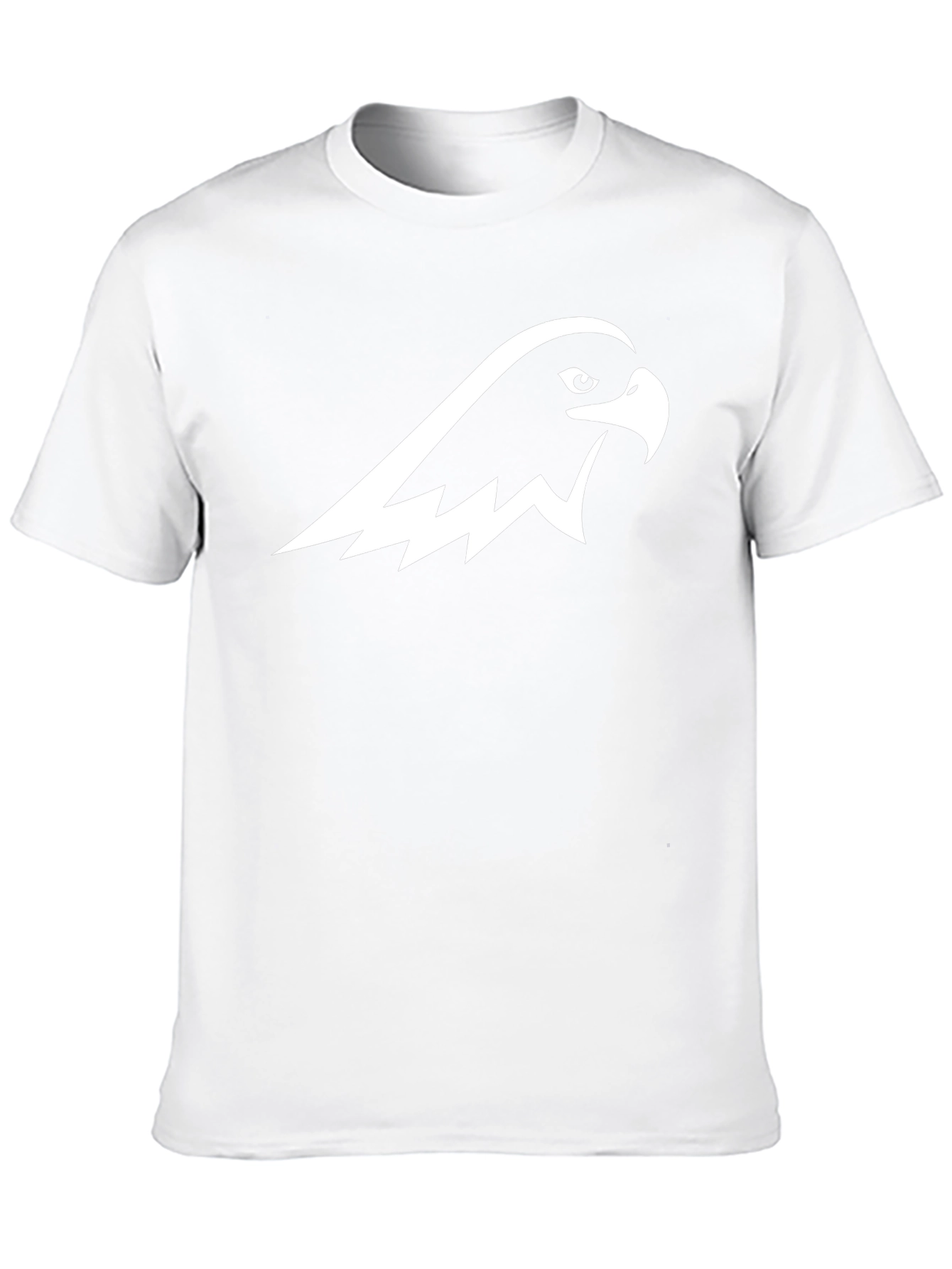 Black T-Shirt with Hawk Graphic