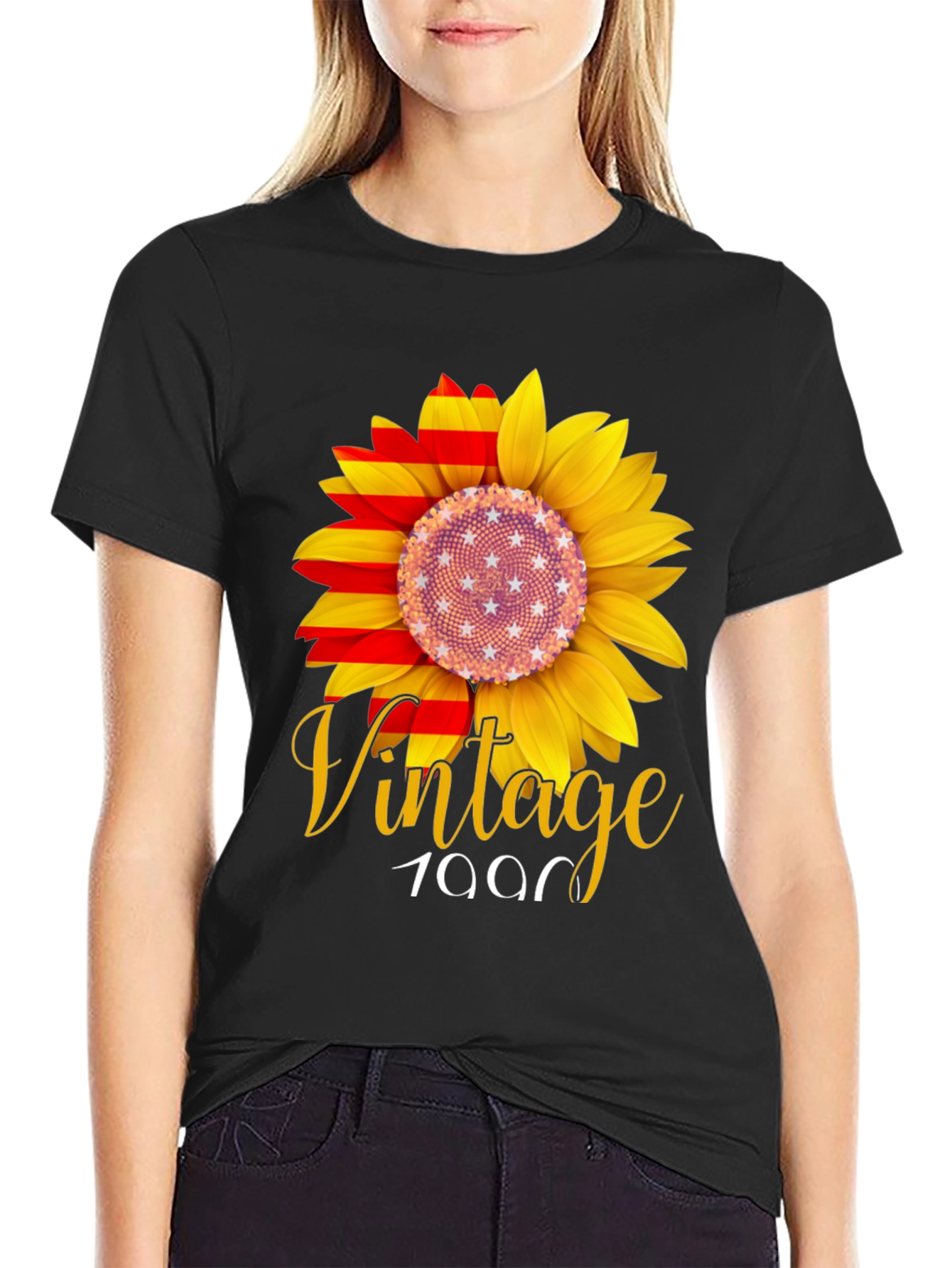 Vintage Sunflower Graphic Tee
