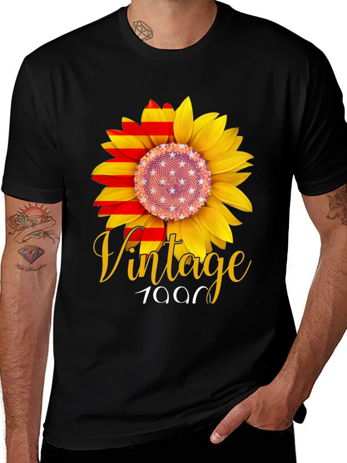 Vintage Sunflower Graphic Tee