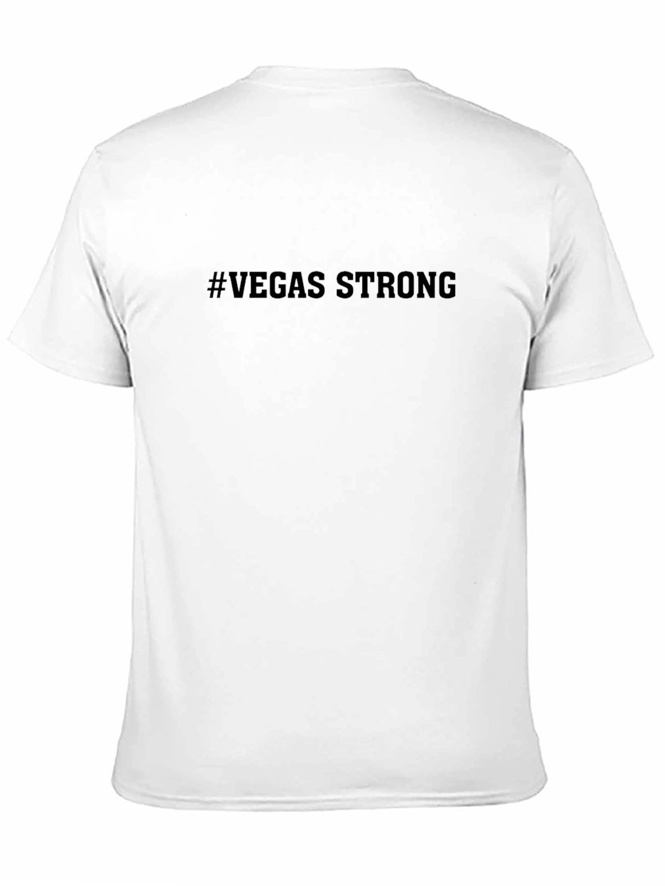 #Vegas Strong Black T-Shirt - Show Your Support