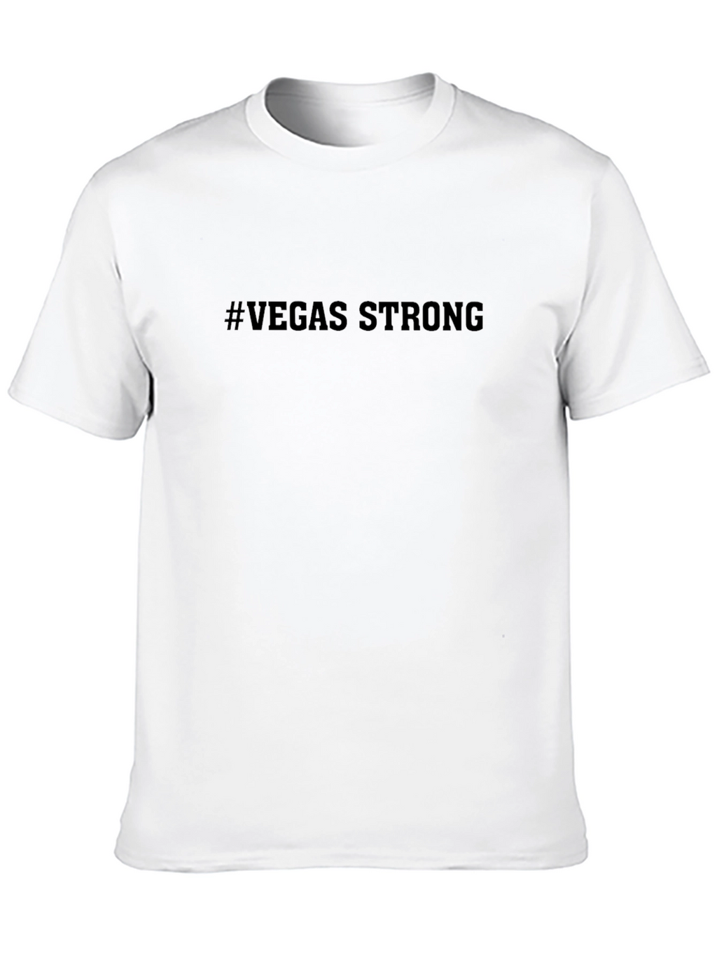 #Vegas Strong Black T-Shirt - Show Your Support