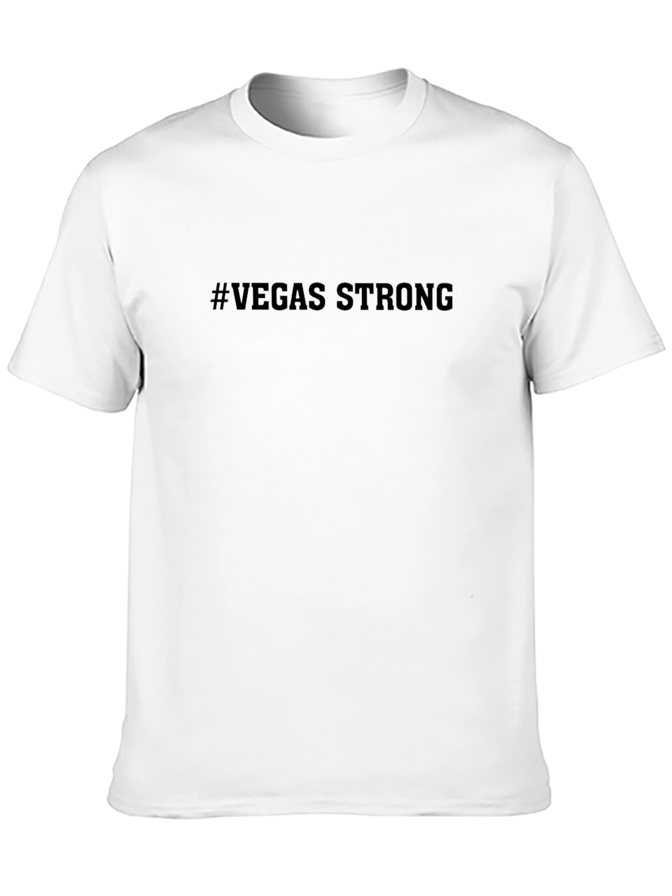 #Vegas Strong Black T-Shirt - Show Your Support
