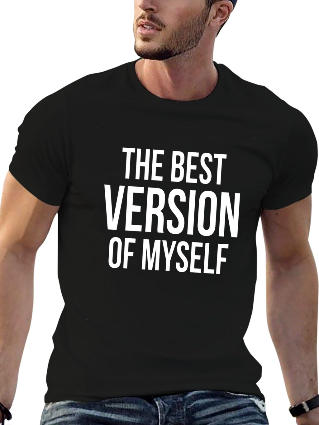 The Best Version of Myself Black T-Shirt