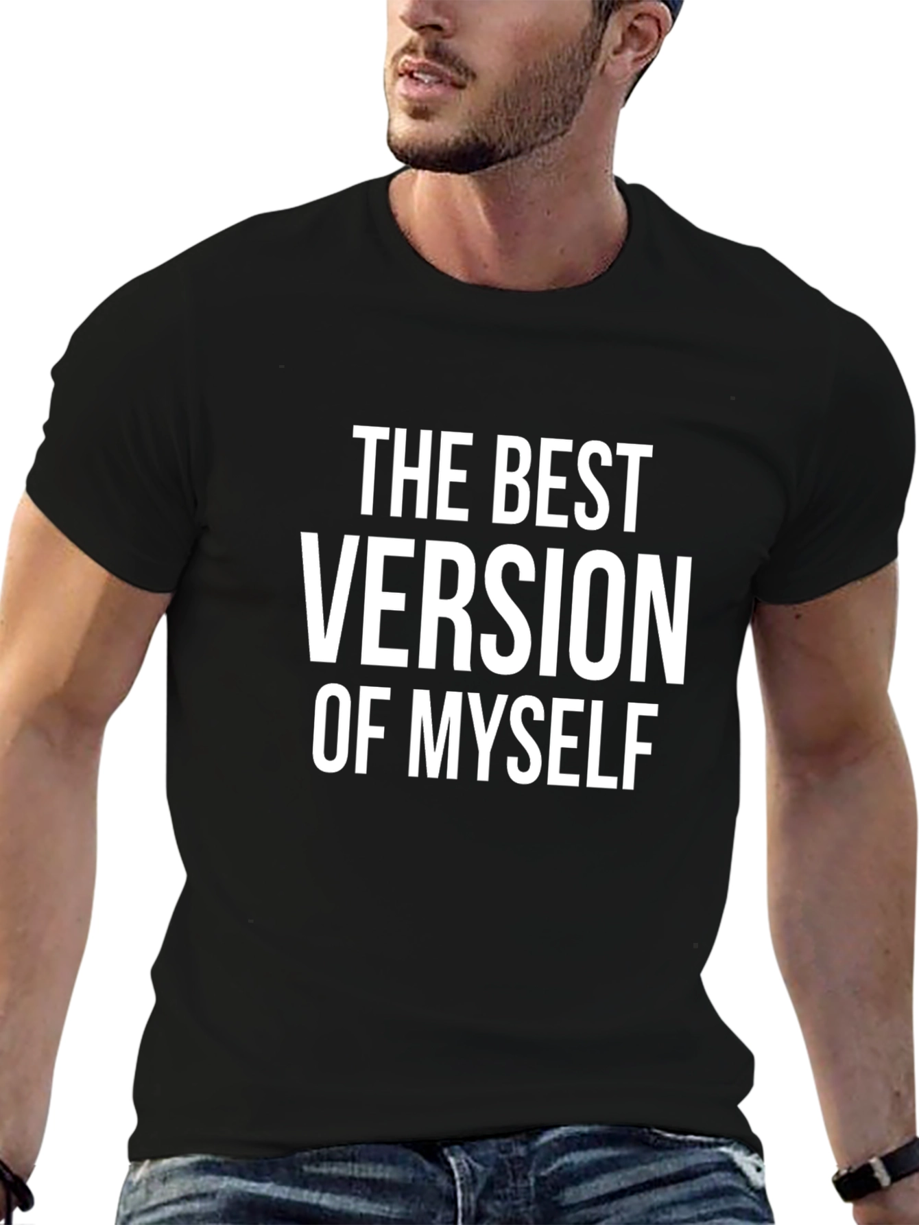 The Best Version of Myself Black T-Shirt