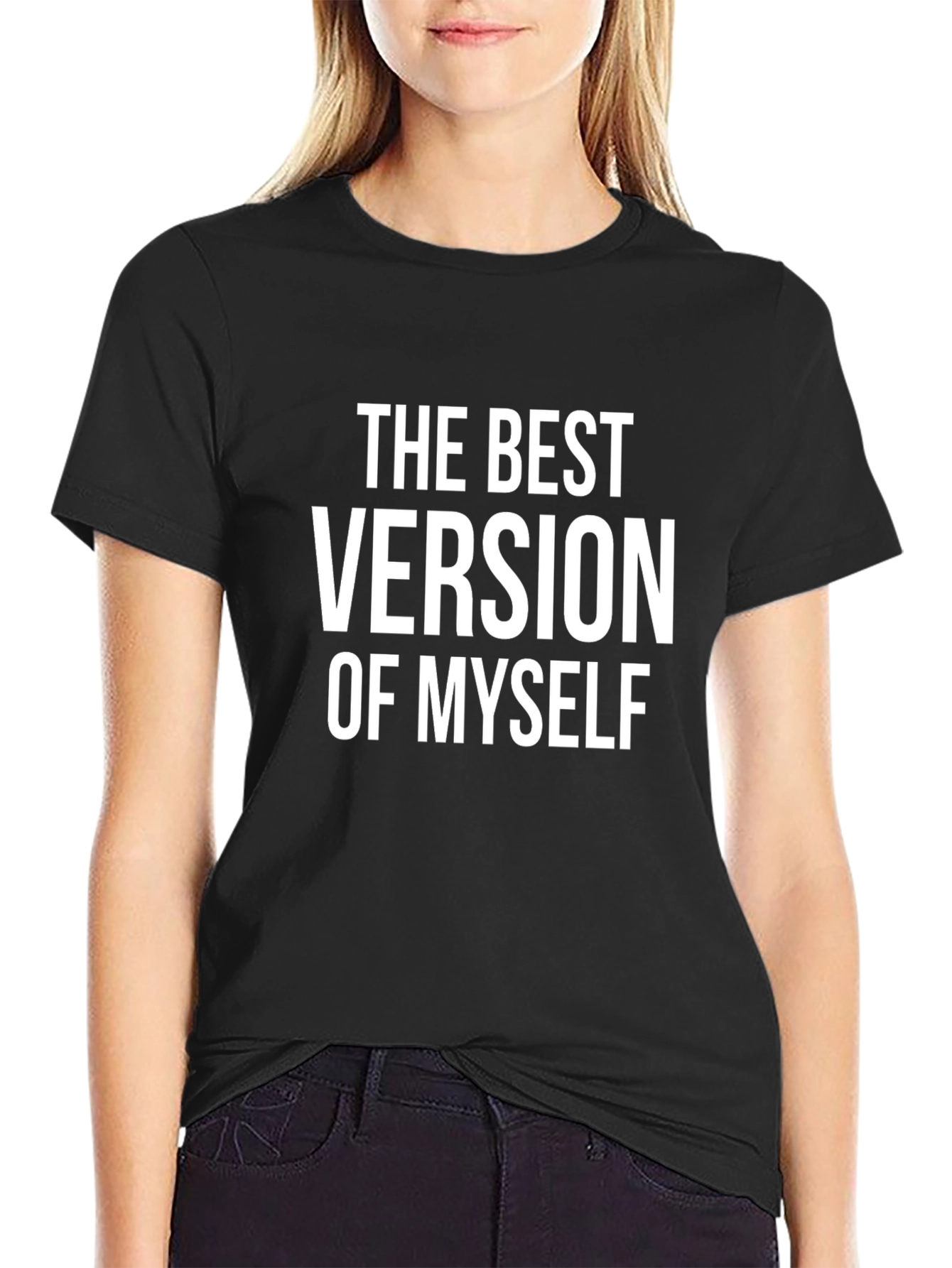 The Best Version of Myself Black T-Shirt