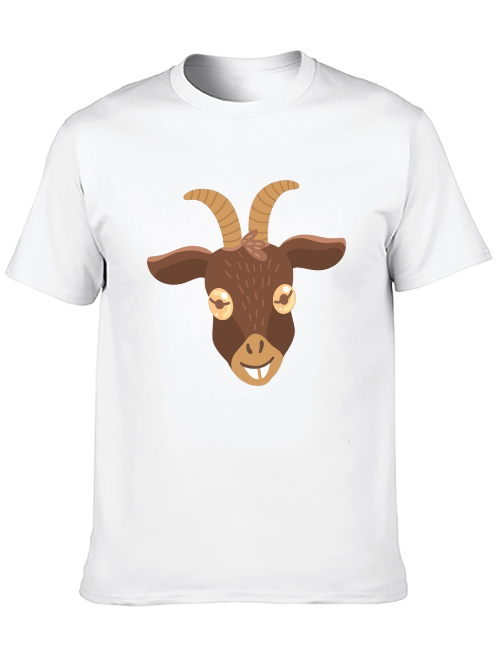 Goat Emoji Graphic Tee - Black T-Shirt