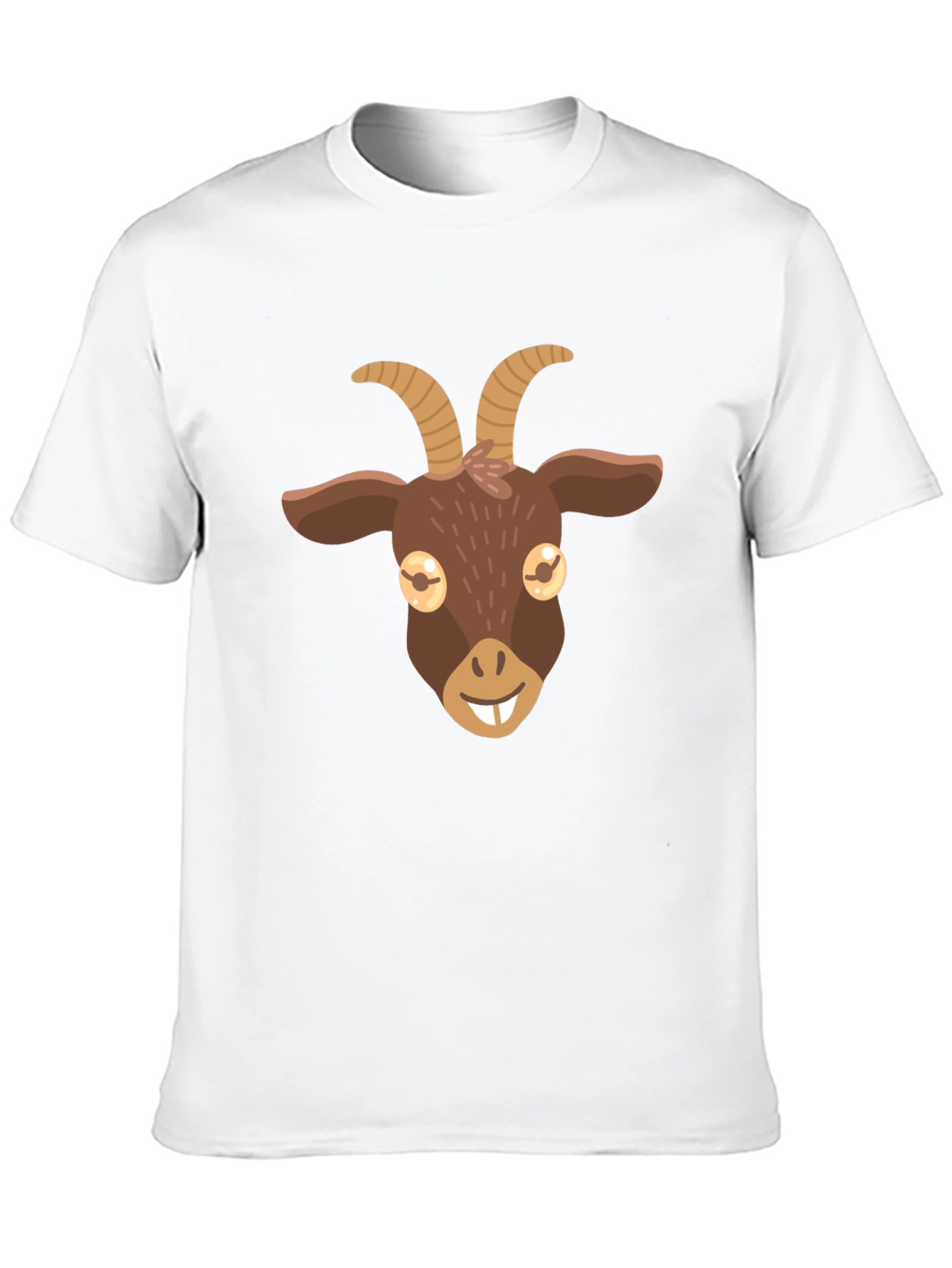 Goat Emoji Graphic Tee - Black T-Shirt