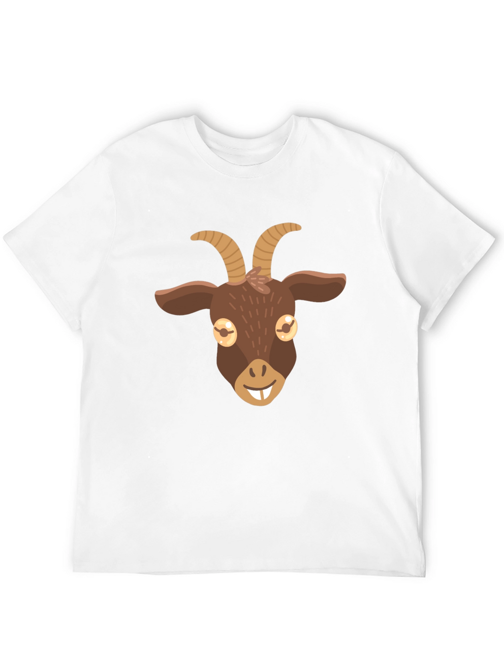 Goat Emoji Graphic Tee - Black T-Shirt