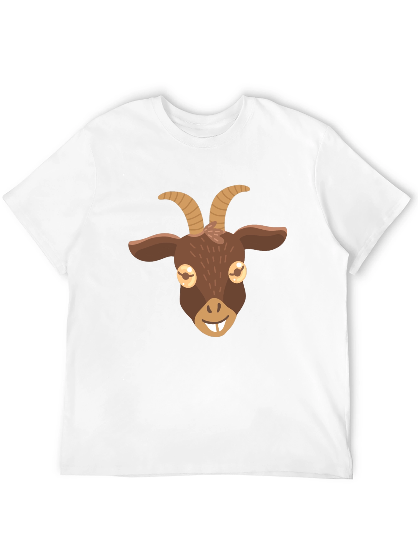 Goat Emoji Graphic Tee - Black T-Shirt