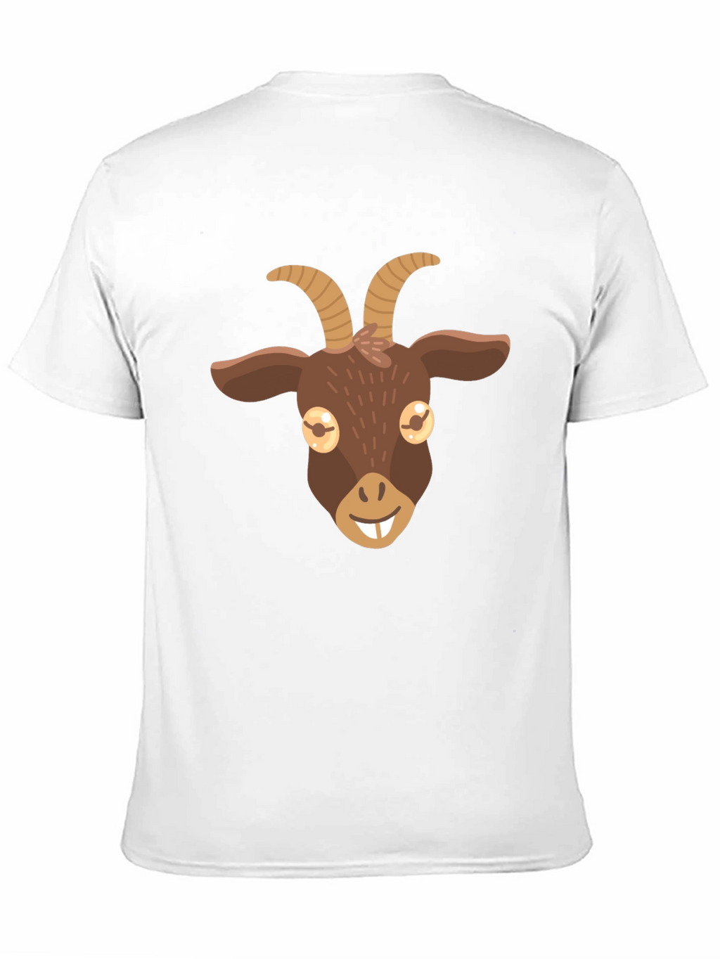 Goat Emoji Graphic Tee - Black T-Shirt