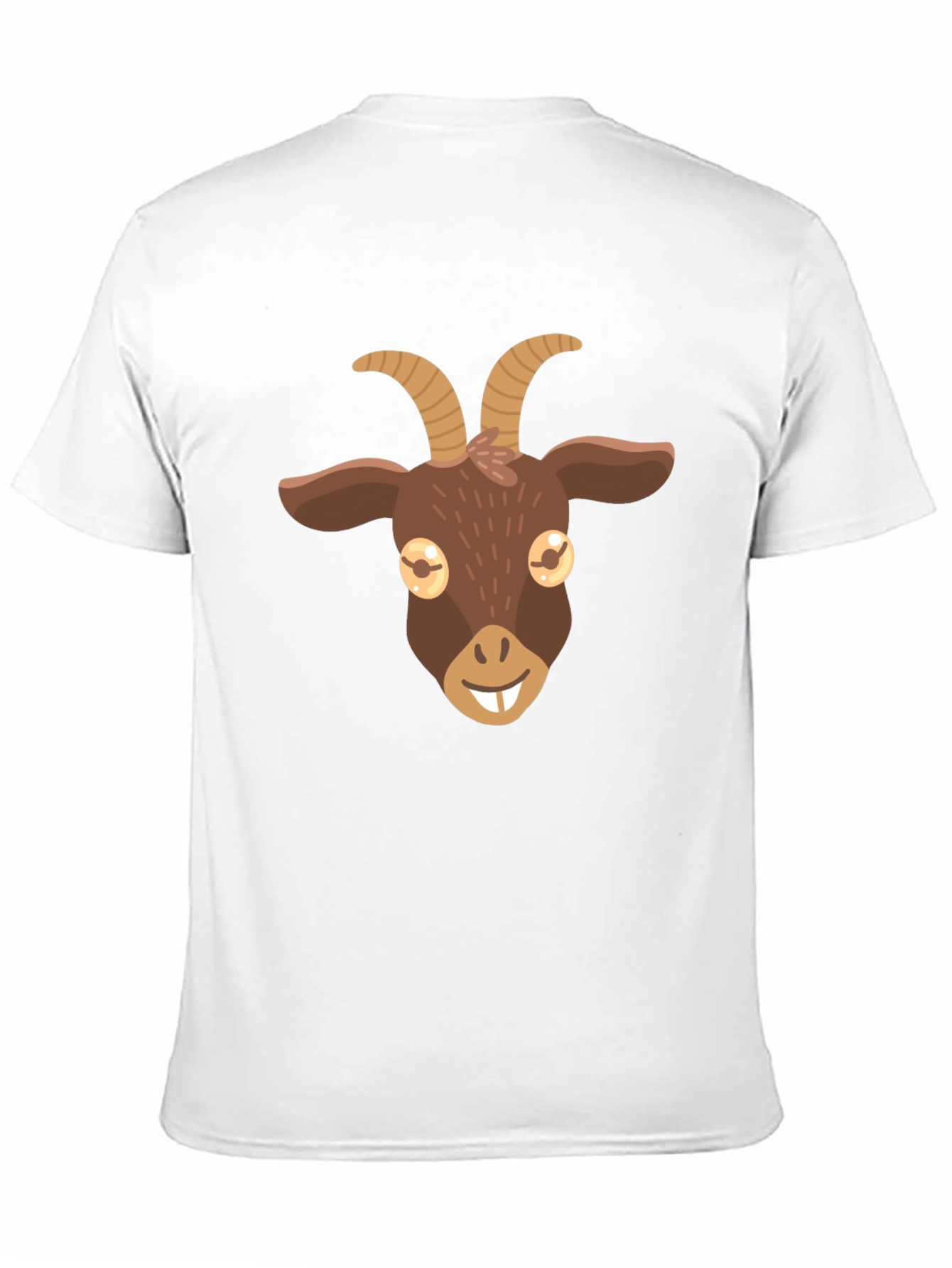 Goat Emoji Graphic Tee - Black T-Shirt