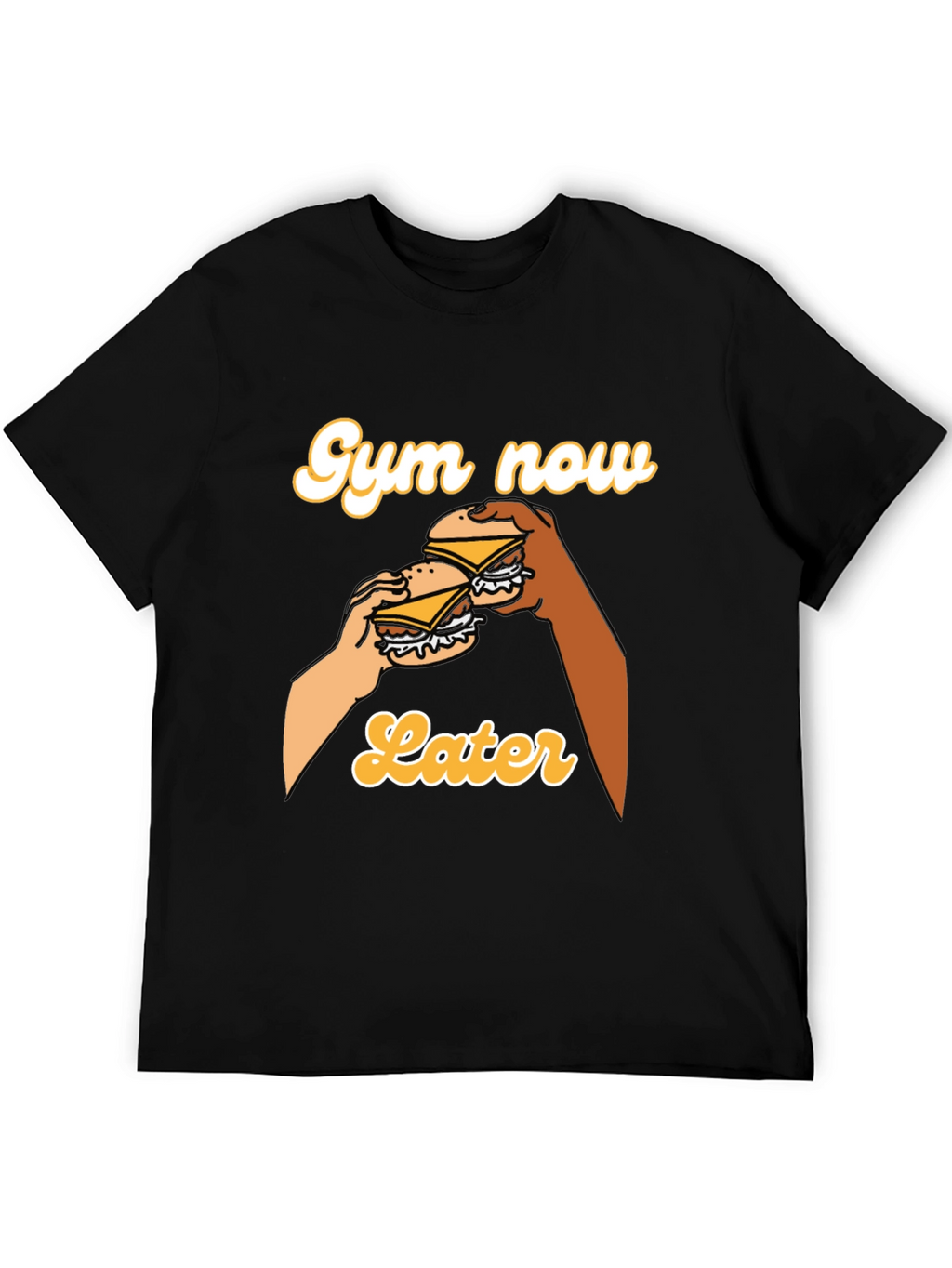 Gym Now Later Graphic Tee