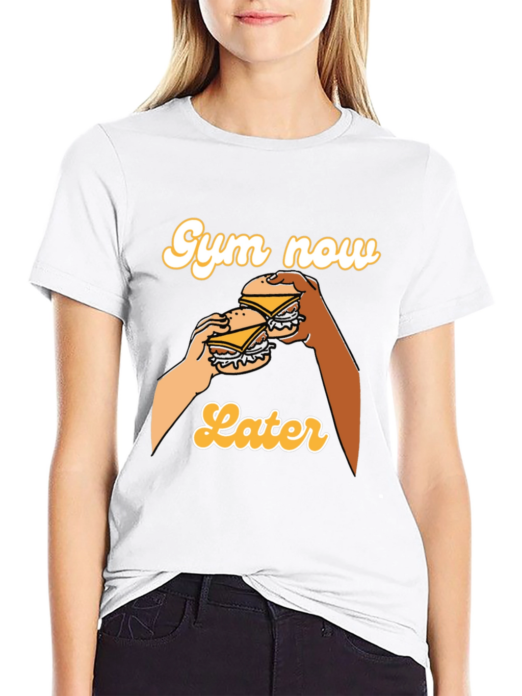 Gym Now Later Graphic Tee