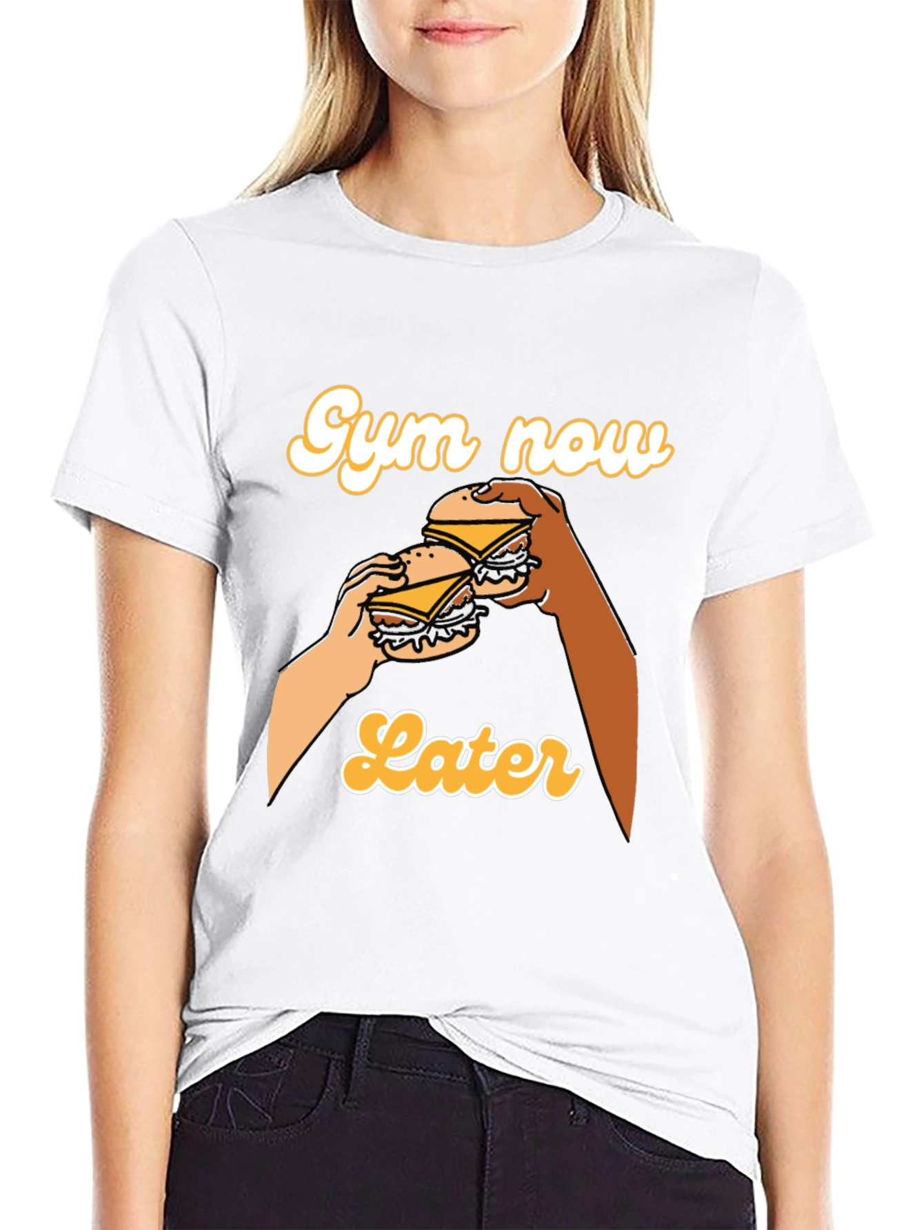 Gym Now Later Graphic Tee
