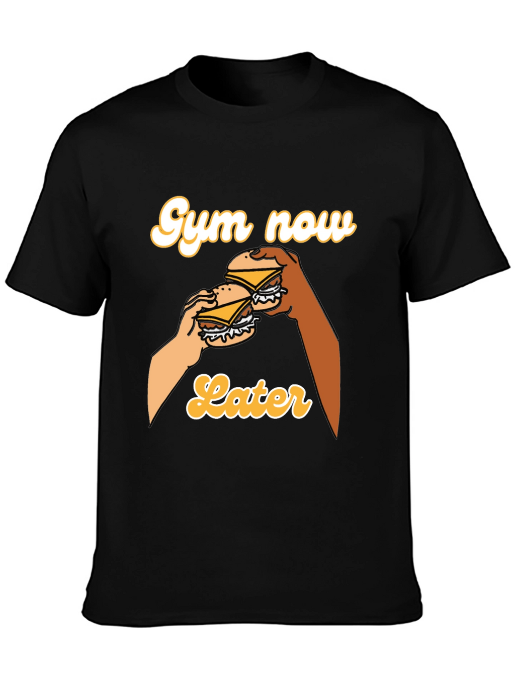 Gym Now Later Graphic Tee