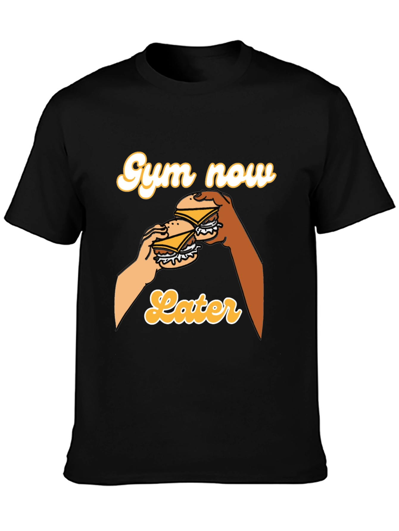 Gym Now Later Graphic Tee
