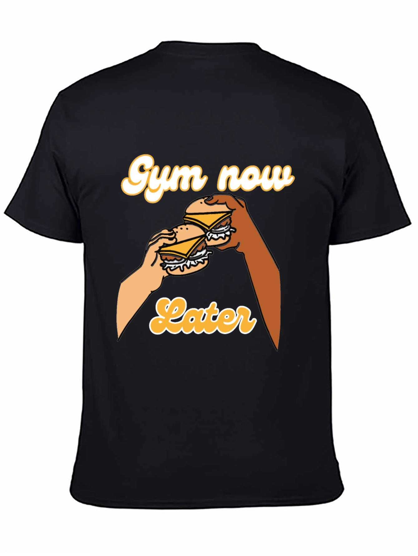 Gym Now Later Graphic Tee
