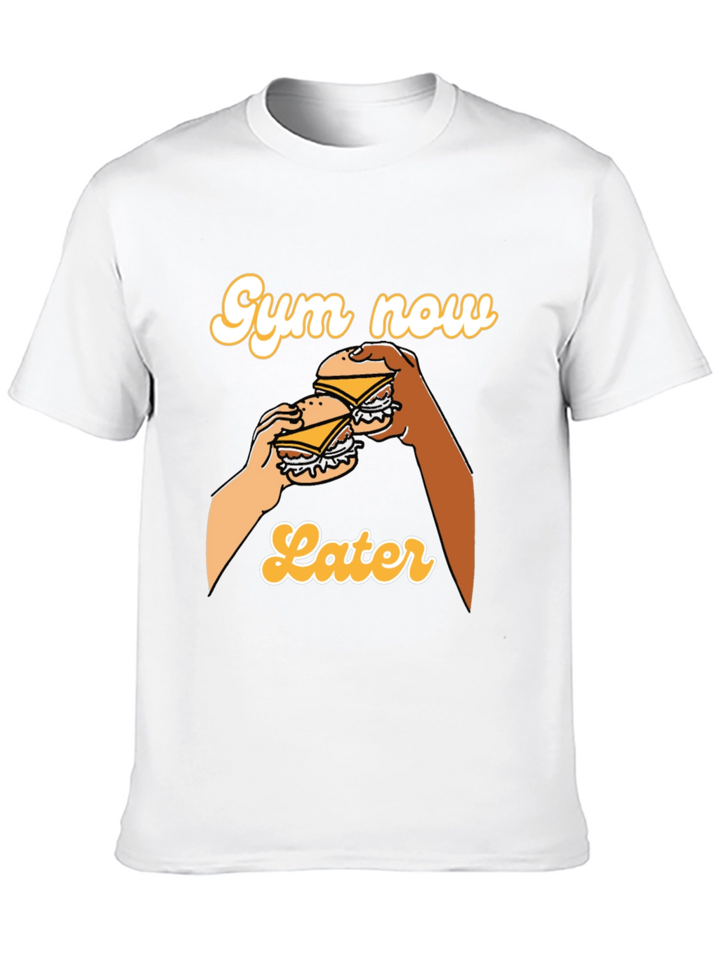 Gym Now Later Graphic Tee