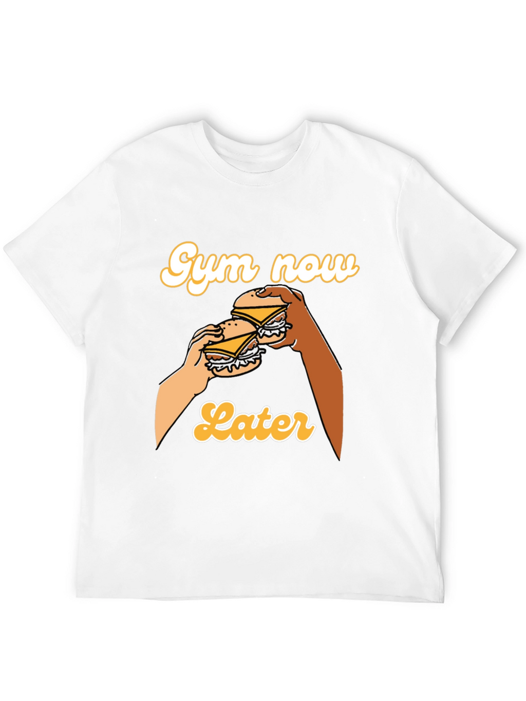 Gym Now Later Graphic Tee