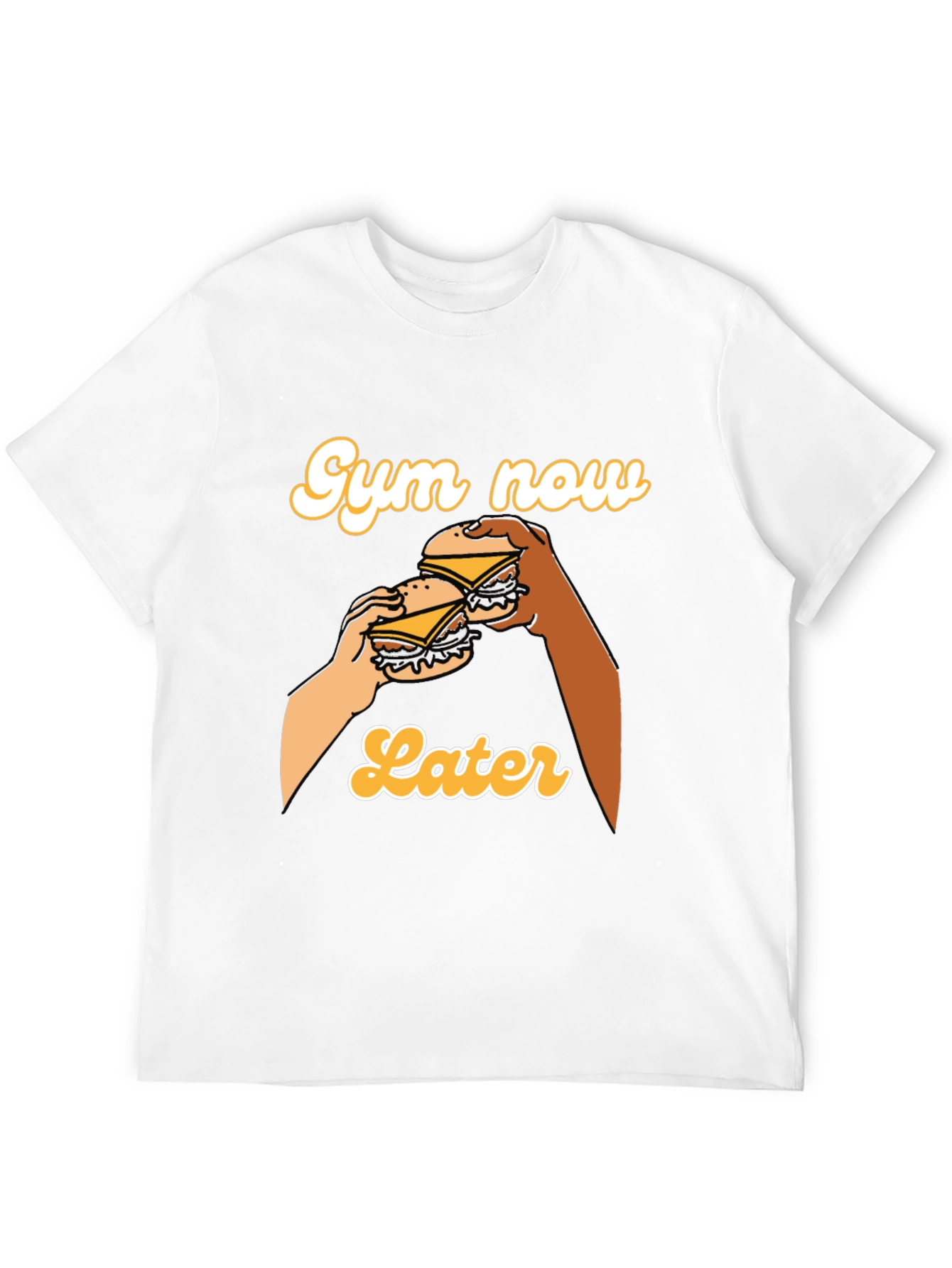 Gym Now Later Graphic Tee