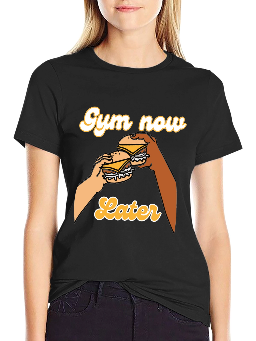 Gym Now Later Graphic Tee