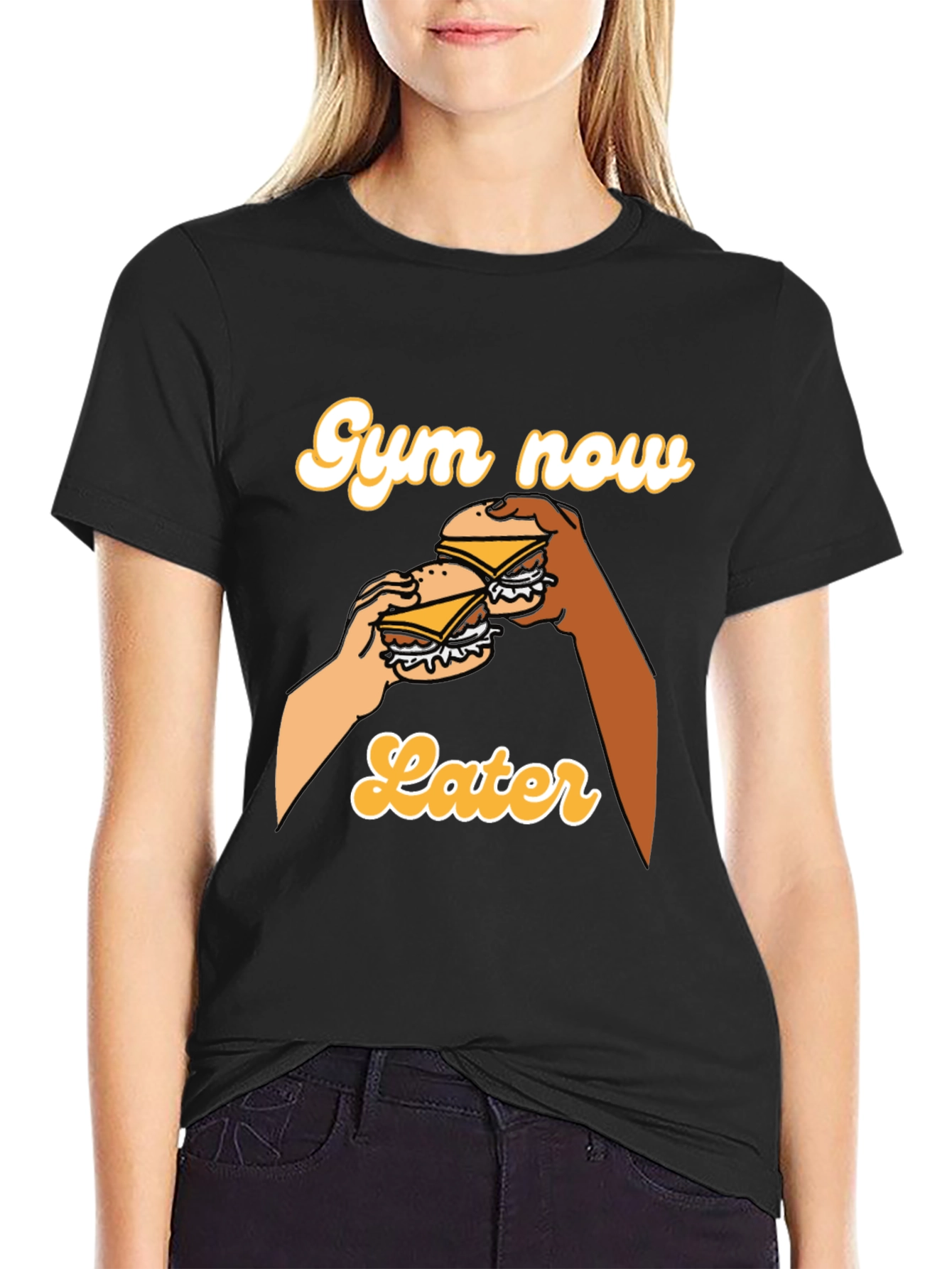 Gym Now Later Graphic Tee