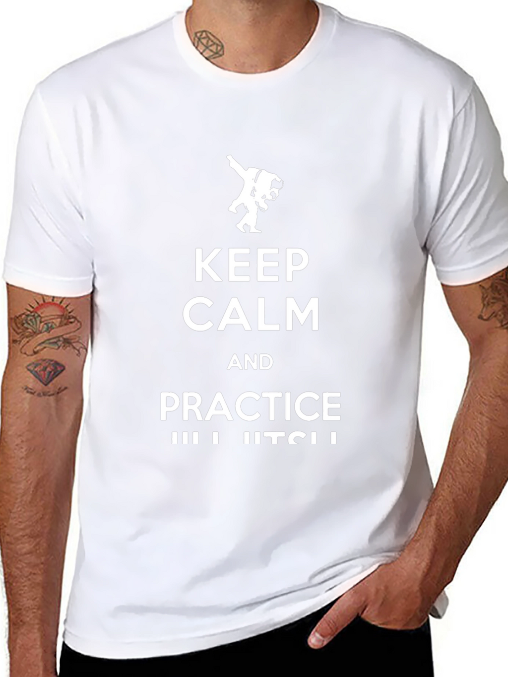 Keep Calm Jiu Jitsu Black T-Shirt