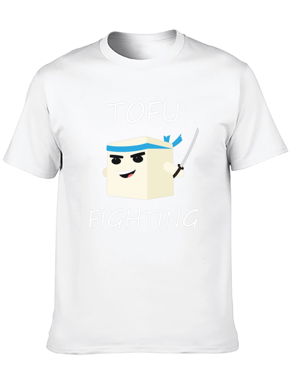 Tofu Fighting T-Shirt - Black Graphic Tee