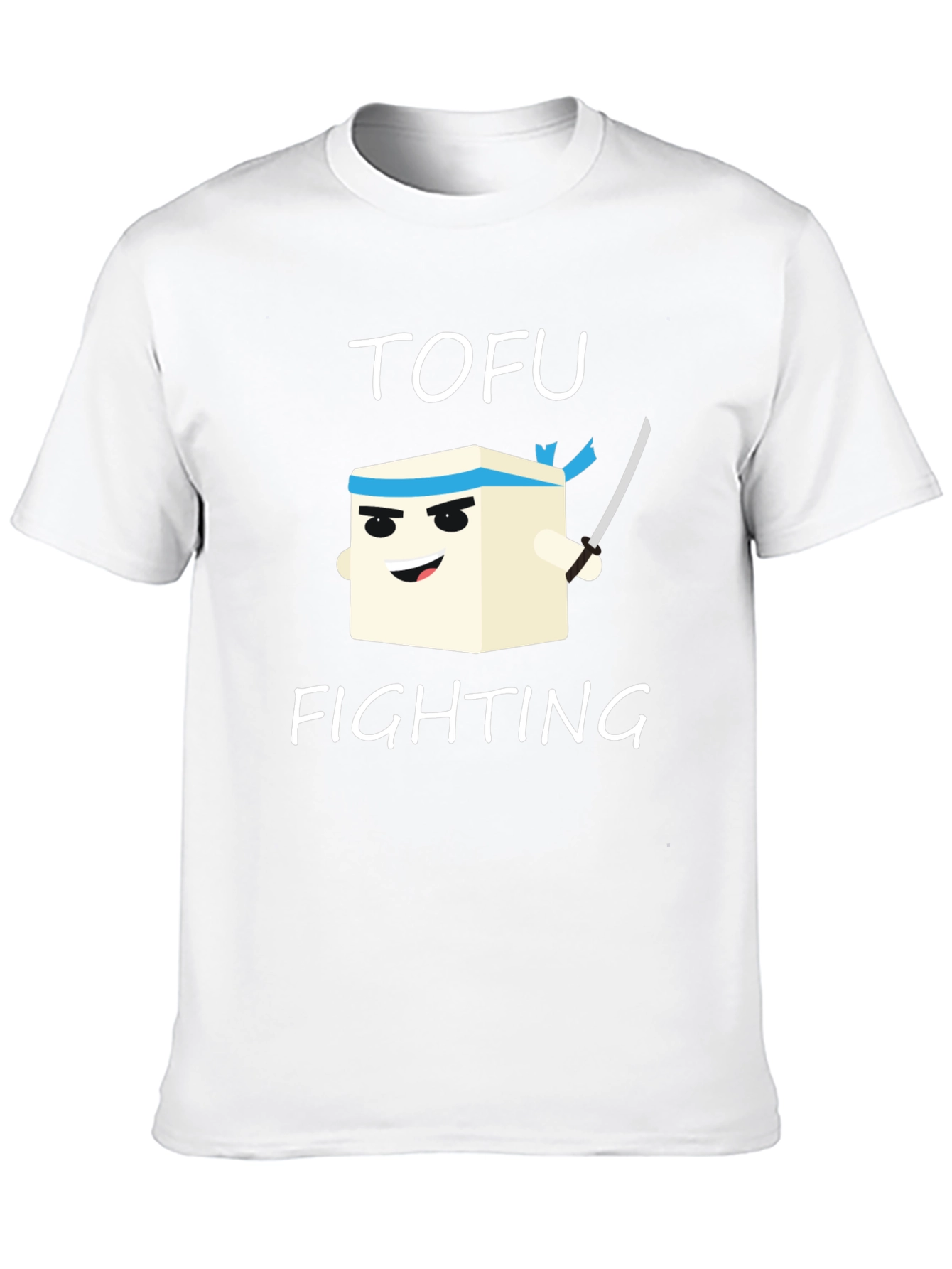 Tofu Fighting T-Shirt - Black Graphic Tee