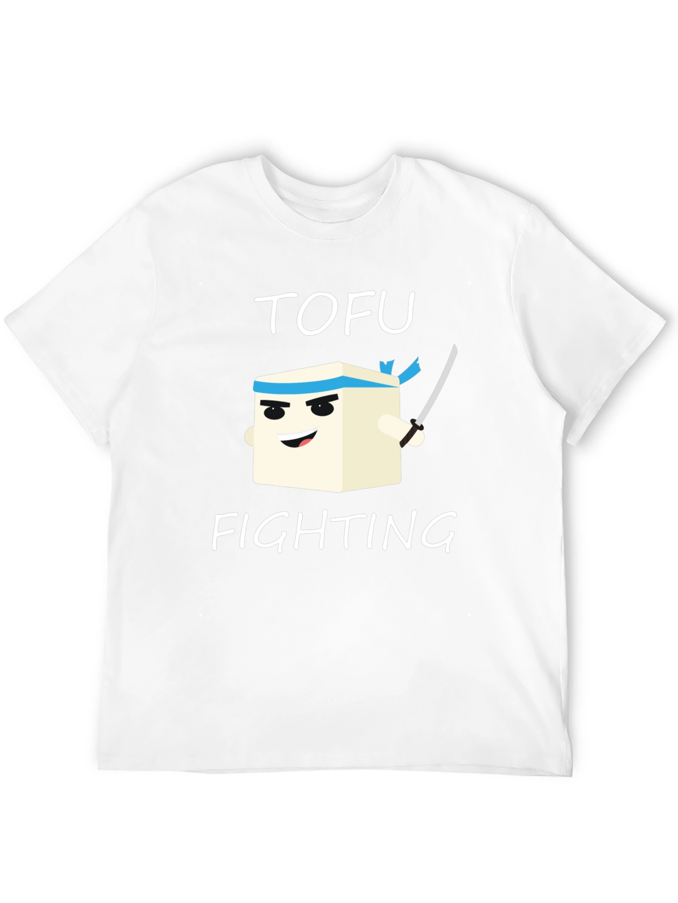 Tofu Fighting T-Shirt - Black Graphic Tee
