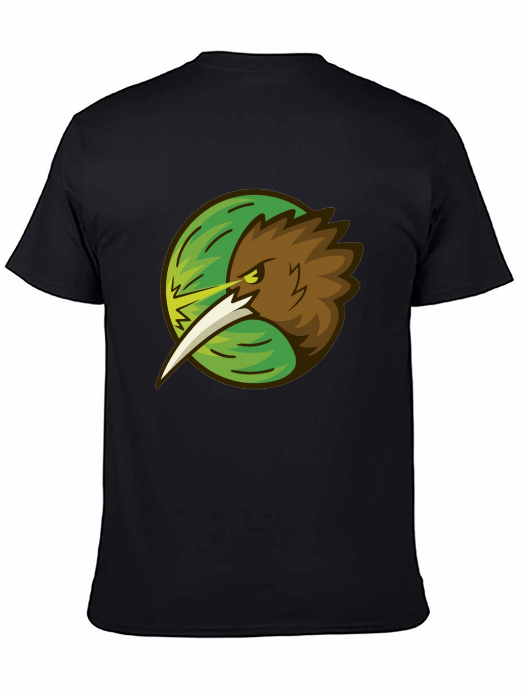 Kiwi Bird Graphic Tee - Stylish Black T-Shirt