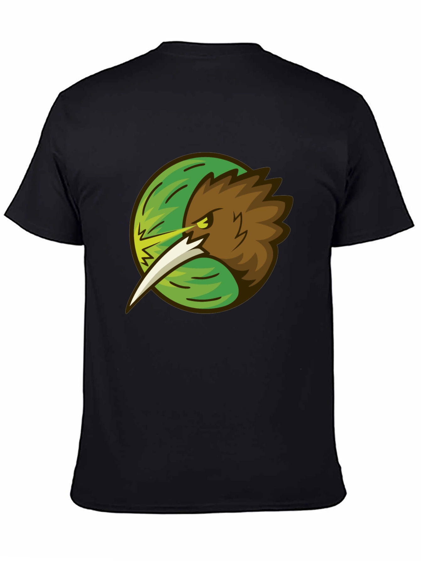 Kiwi Bird Graphic Tee - Stylish Black T-Shirt