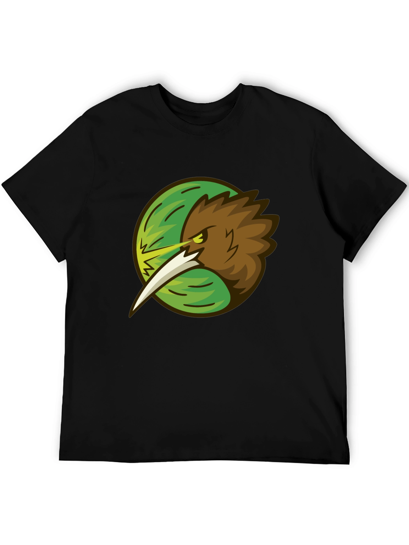 Kiwi Bird Graphic Tee - Stylish Black T-Shirt