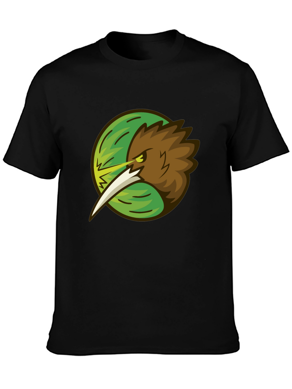 Kiwi Bird Graphic Tee - Stylish Black T-Shirt