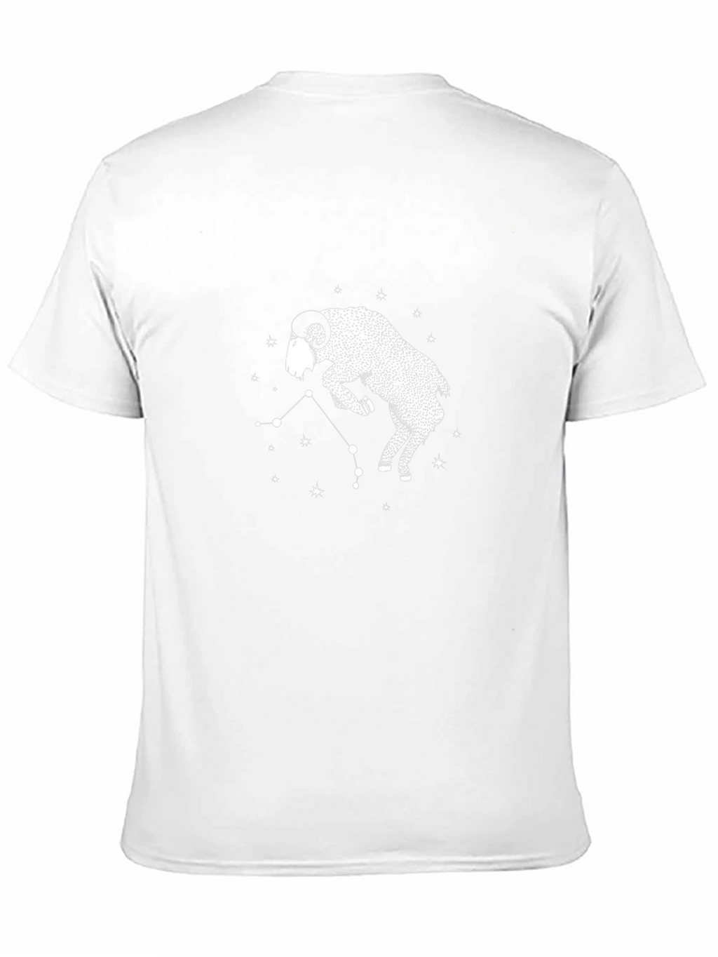 Aries Constellation Black T-Shirt