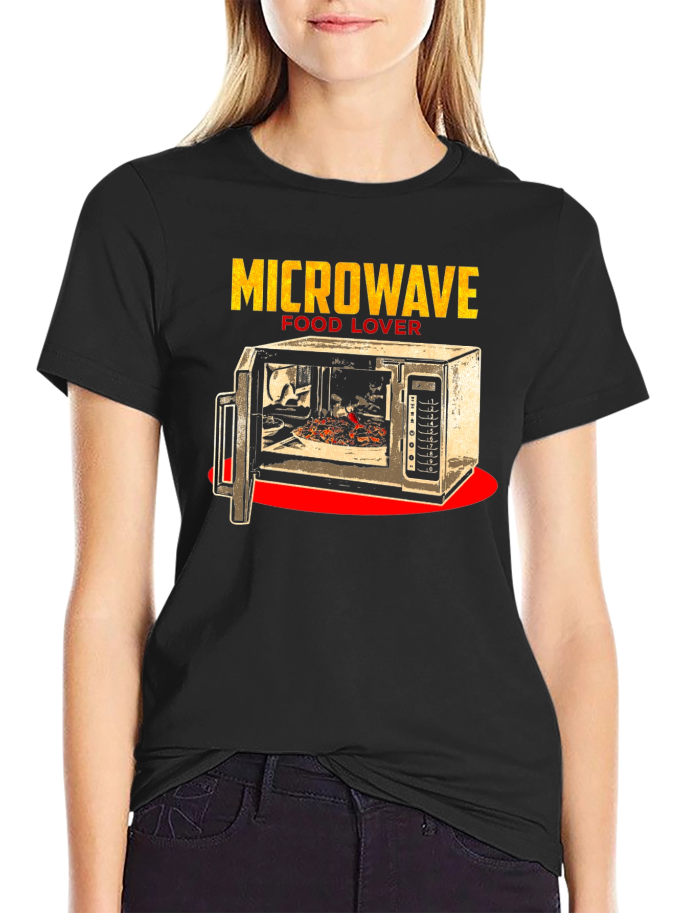 Microwave Food Lover T-Shirt - Funny Tee