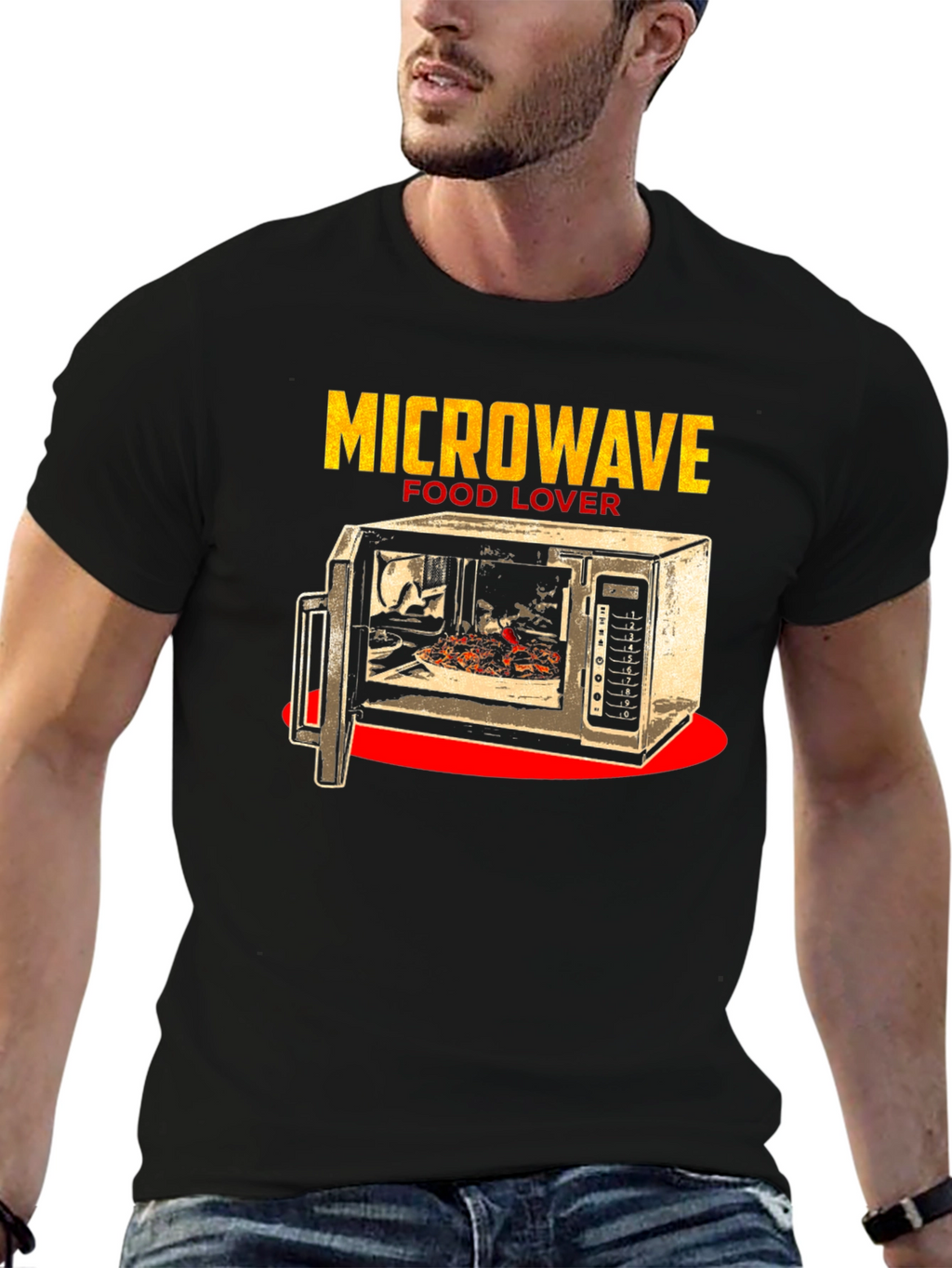 Microwave Food Lover T-Shirt - Funny Tee