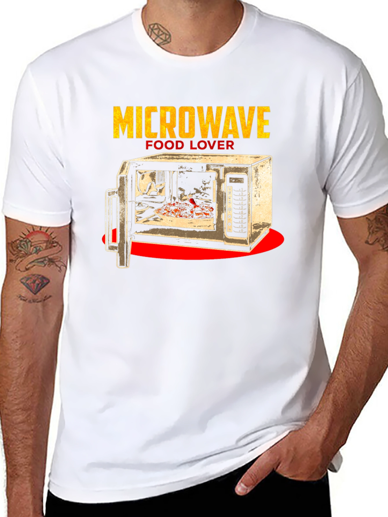 Microwave Food Lover T-Shirt - Funny Tee