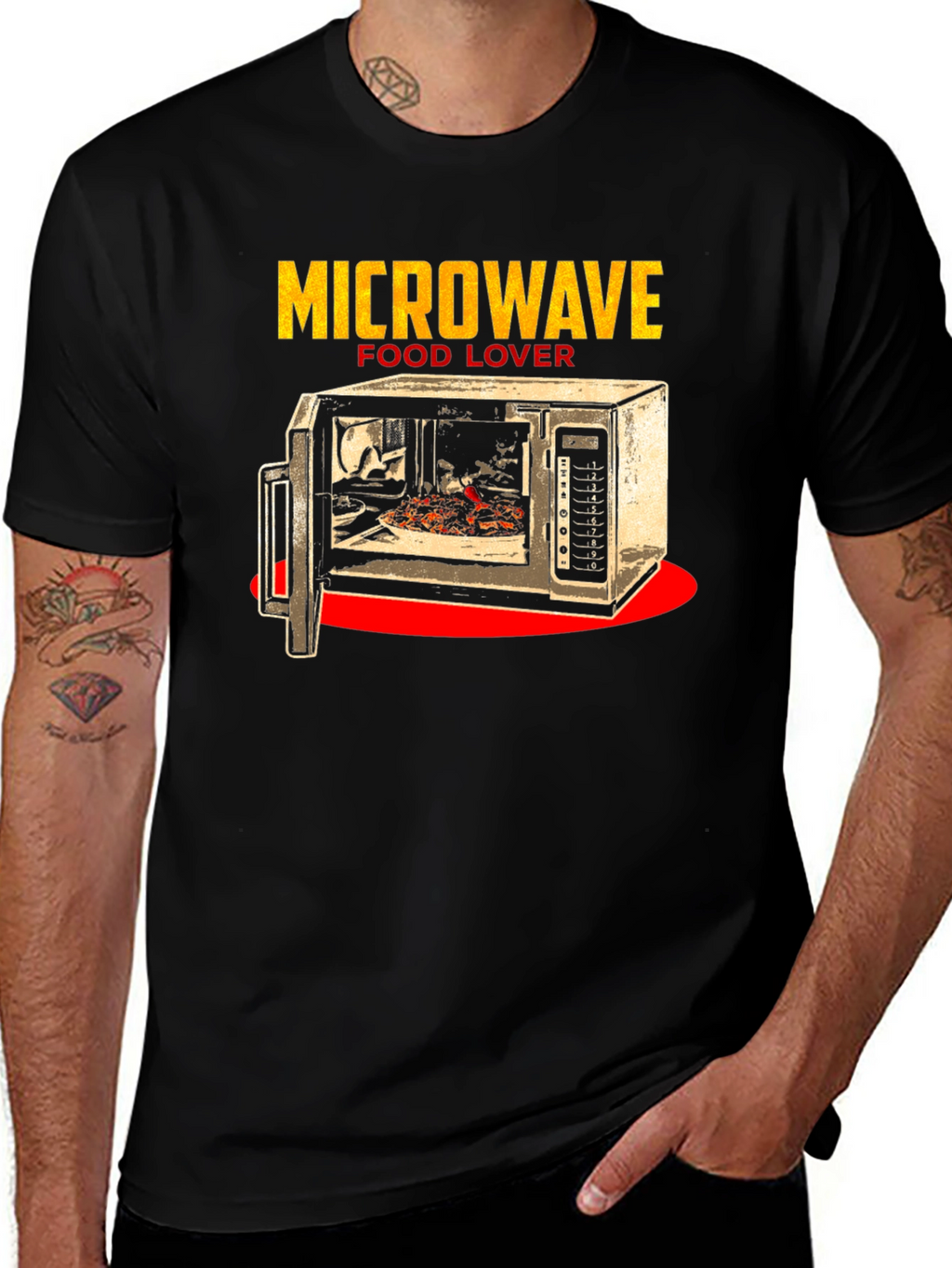 Microwave Food Lover T-Shirt - Funny Tee
